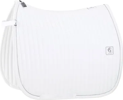 Obrázek produktu pro Eskadron Podložka pod sedlo Cord Emblem Dressage Classic Sports FS 2024 Podložka pod drezurní sedlo bílá DL