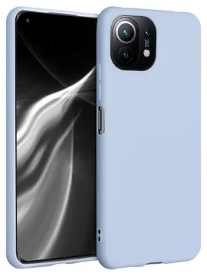 Produktbild von kwmobile Handyhülle für Xiaomi 11 Lite (5G) NE / Mi 11 Lite (5G) Hülle - TPU Case - Kabelloses Laden - Schutzhülle Cover in Hellblau matt