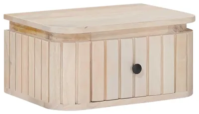 Obrázok produktu pre vidaXL Ručne vyrobený nočný stolík, biely, 40 x 30 x 20 cm