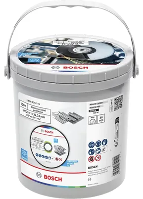 Productafbeelding van Platte schijf 125*1,0*22 voor metaal 100 stuks in een container
