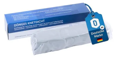 Immagine prodotto di Sigillante Dönges per esterni e interni 500g | 103172 | sigillante pastoso, grigio chiaro, impermeabile