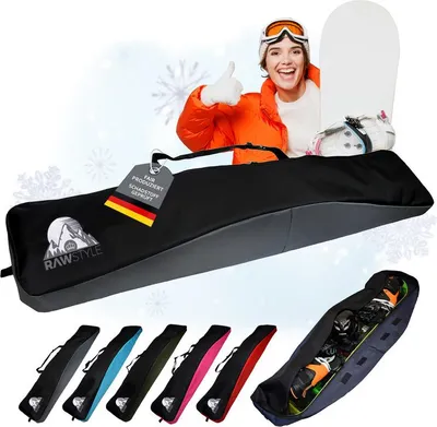 Produktbild von Snowboard Tasche Boardbag Snowboardbag 170cm Universalgröße wasserdicht XXL (grau)