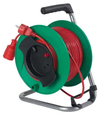 Produktbild von Kabeltrommel Innen 50m Gerätekabeltrommel Verlängerungskabel H05VV-F 3G1.5 IP20