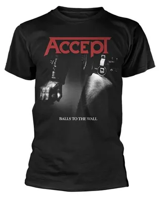 Produktbild von Accept T-Shirt Herren Balls To The Wall schwarz 3XL