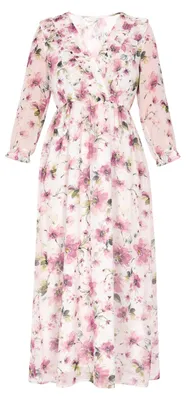 Image de Robe ALBEE pour femme - rose multicolore, XL