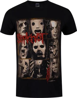 Image de Slipknot - "Mezzotint Decay" T-shirt homme/femme unie RO504 (S) (Noir)