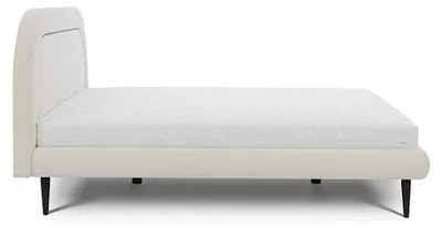 Produktbild von Schlafzimmer Möbel Weißes Bett Modernes Textilbett Polster Doppelbett
