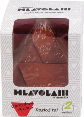 Obrázek produktu pro Dřevěný hlavolam – Pyramida