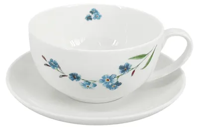 Produktbild von Porzellantasse mit Untertasse „Luna Pomněnka“, 250 ml