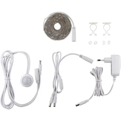 Image de Müller-Licht LED Sensor Veilleuse Strip 4,5W 230V LED-Bedlight 1,5m blanc chaud 3000K Set complet