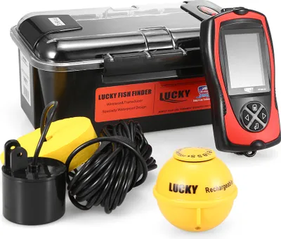 Produktbild von GLš¹CK FF1108-1CLA Beweglicher Fischsucher 100M / 300FT Tiefe Fischalarm Wired Wireless Fish Detector