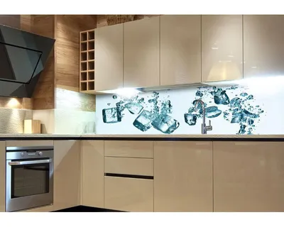 Zdjęcie produktu dla Fototapety Dimex do kuchni, samoprzylepne - Kostki lodu 60 x 180 cm