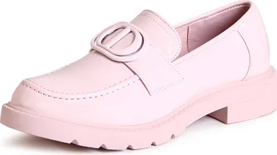 Produktbild von topschuhe24 2783 Damen Lack Halbschuhe Plateau Slipper, Farbe:Rosa, Größe:40 EU