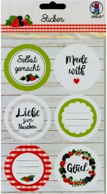 Produktbild von URSUS 24 Sticker "Selbst gemacht"
