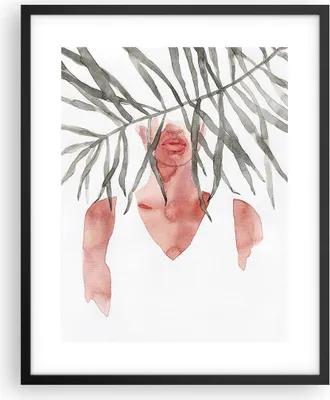 Produktbild von Gerahmtes Poster - Schwarzer Rahmen - Mann Körper Oberkörper - 40x50 cm - Wand Bild - Wanddeko - Wandbilder - Kunstposter - Wandposter - Bilderrahmen - Bilder - Kunstdruck - P2BPA40x50-5138