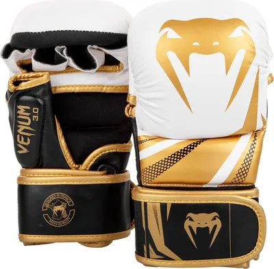 Produktbild von Venum Challenger 3.0 MMA Sparring-Handschuhe - Weiß-Gold - S