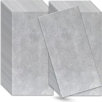 Produktbild von Verdico | 3D Wandpaneele Polystyrol - Grau - 100x50 Cm - 40 Stück - Architektonischer Beton - 20 m2 - Deckenpaneele