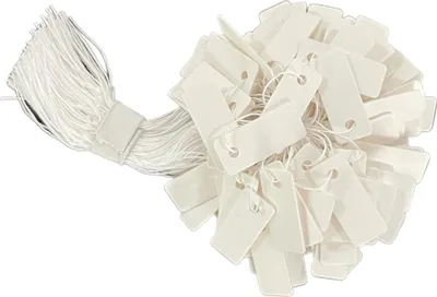 Obrázek produktu pro Plastový štítek s cenou pro hodinky a šperky 16 x 6 5 mm