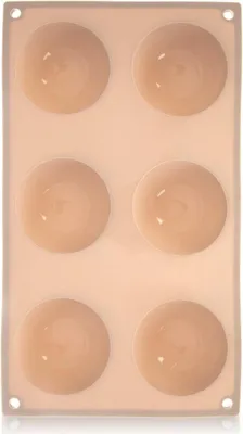 Obrázok produktu pre Orion | Silikónová forma - Forma na sušienky a pralinky - Forma na pečenie - Forma na pralinky - Béžová - Pologuľa