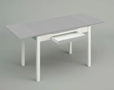 Image de ASTIMESA, table de cuisine, stratifiée, métal, gris, 100 x 60 cm