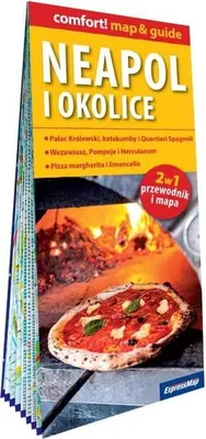 Zdjęcie produktu dla Neapol przewodnik i mapa laminowana 2w1 2025