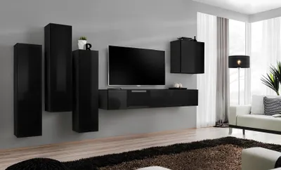Immagine prodotto di Set di pensili 5 pezzi porta TV soggiorno gruppo di pensili rtv nuovo