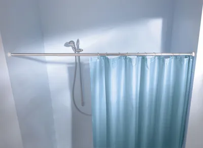 Produktbild von Kleine Wolke Teleskop-Duschvorhangstange 75-125 cm Chrom