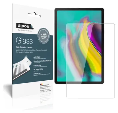 Produktbild von 2x Schutzfolie für Samsung Galaxy Tab A 10.1 (2019) - Anti-Shock 9H Folie dipos