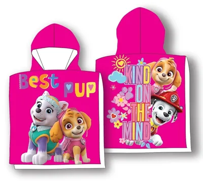 Immagine prodotto di Paw Patrol Girls poncho da bagno con cappuccio 50 x 100 cm