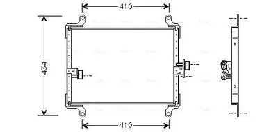 Produktbild von AVA COOLING SYSTEMS FT5206 Kondensator Klimaanlage Klimakondensator für FIAT DUCATO Pritsche/Fahrgestell (230)