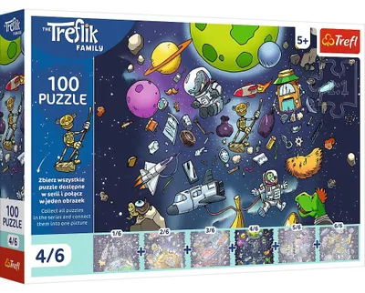 Obrázek produktu pro Puzzle 100 Robobot ve vesmíru – Trefl