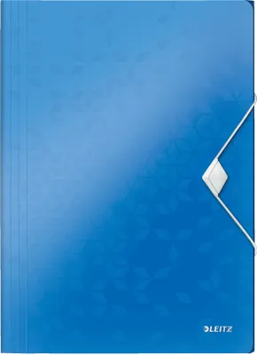 Produktbild von LEITZ Eckspannermappe WOW DIN A4 PP blau metallic