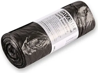 Zdjęcie produktu dla 40x HygoClean 32894 Müllbeutel Eco 30 l grau HDPE Rolle 500 x 600 mm