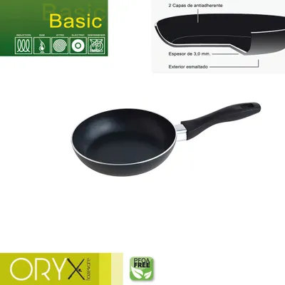Obrázok produktu pre Hliníková panvica s nepriľnavým povrchom Basic 18 cm / 3 mm.