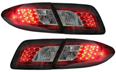 Produktbild von LED-Rückleuchten für Mazda 6 Limousine GG1 08.2002-08.2007 Schwarz.