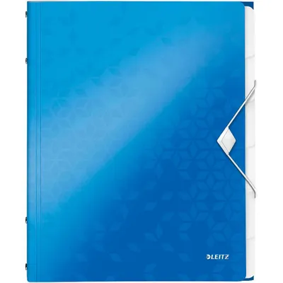 Produktbild von Leitz WOW, A4, Polypropylen (PP), Blau, Metallisch, 200 Blätter, 260 mm, 17 mm