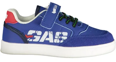 Image de Chaussures de sport bleues pour enfants : fermeture velcro et lacets élastiques