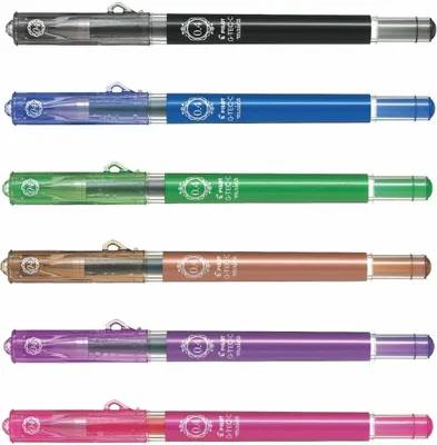 Produktbild von Pilot G-Tec C Maica - 6er-Etui schwarz, blau, grün, braun, violett, pink