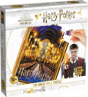 Produktbild von Winning Moves Harry Potter - Great Hall Puzzle (500 pcs)