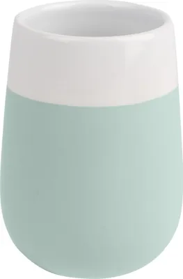 Produktbild von Zahnputzbecher Malta Mint/Weiß Keramik