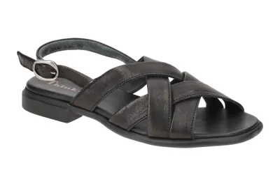Produktbild von Think KAMAA Damen Sandalette - Riemchen Sandalen schwarz Freizeit NEU