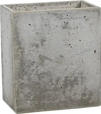 Zdjęcie produktu dla Donica Betonowa Zewnętrzna Na Dwór Z Otworami Zadora LINEA S 35x22x40 szary naturalny