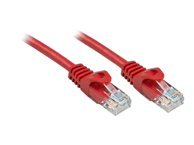 Produktbild von LINDY Patchkabel Cat6 U/UTP Basic rot 2.00m