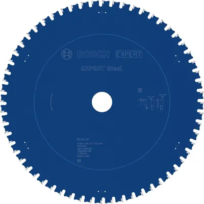 Productafbeelding van EXPERT zaagblad voor cirkelzaag, 254x2,6/2,2x25,4 mm, Z60
