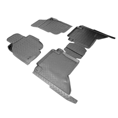 Immagine prodotto di tappetini in gomma 3D per Toyota Hilux | tipo N2 | anno 2011-2015 | montaggio personalizzato con bordo