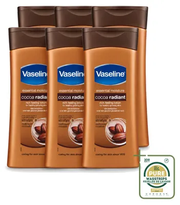 Productafbeelding van 6 x Vaseline Cacaobodylotion - 400 ml - Voordeelverpakking - 6 stuks