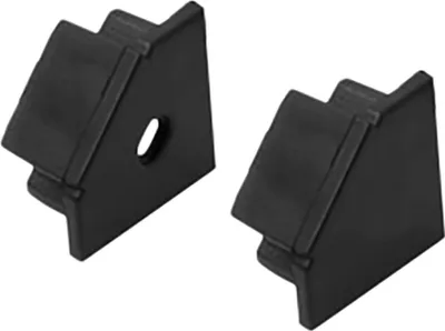 Produktbild von A19 LED Aluprofil Schwarz Eckprofil 90° 2x Endkappe
