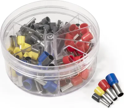 Produktbild von MCPOWER Aderendhülsen-Sortiment, isoliert, 4...16 mm², 100 Stück