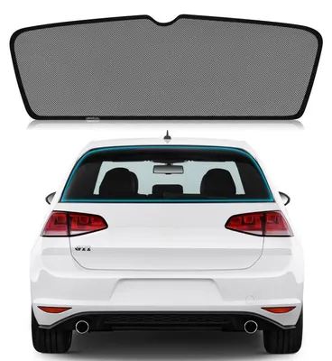 Immagine prodotto di Parasole per lunotto posteriore auto, compatibile con VW Golf 7 dal 2015 al 2021, con protezione UV, pieghevole