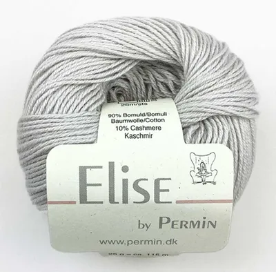 Katoen-Kasjmiergarn, 25 g/115 m, Farbe 28 Hafer